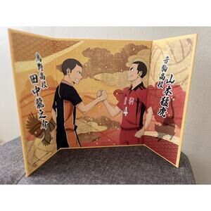 Haikyuu!! Movic Folding Screen Collection Ryunosuke Tanaka & Taketora Yamamoto
